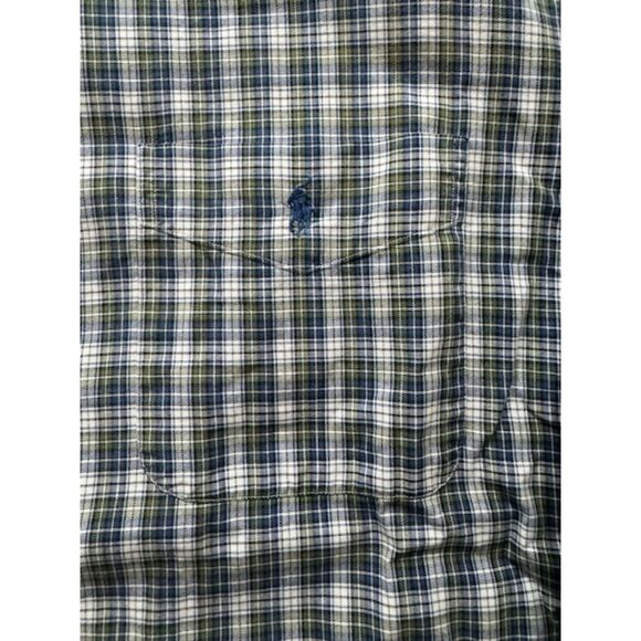 Vintage Ralph Lauren Blake Plaid Button Down Shirt, Men's Size L - Picture 2 of 4